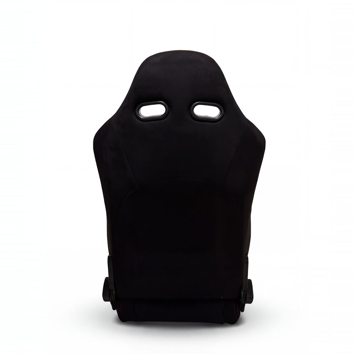 SR4 style bucket seat in black, rear view