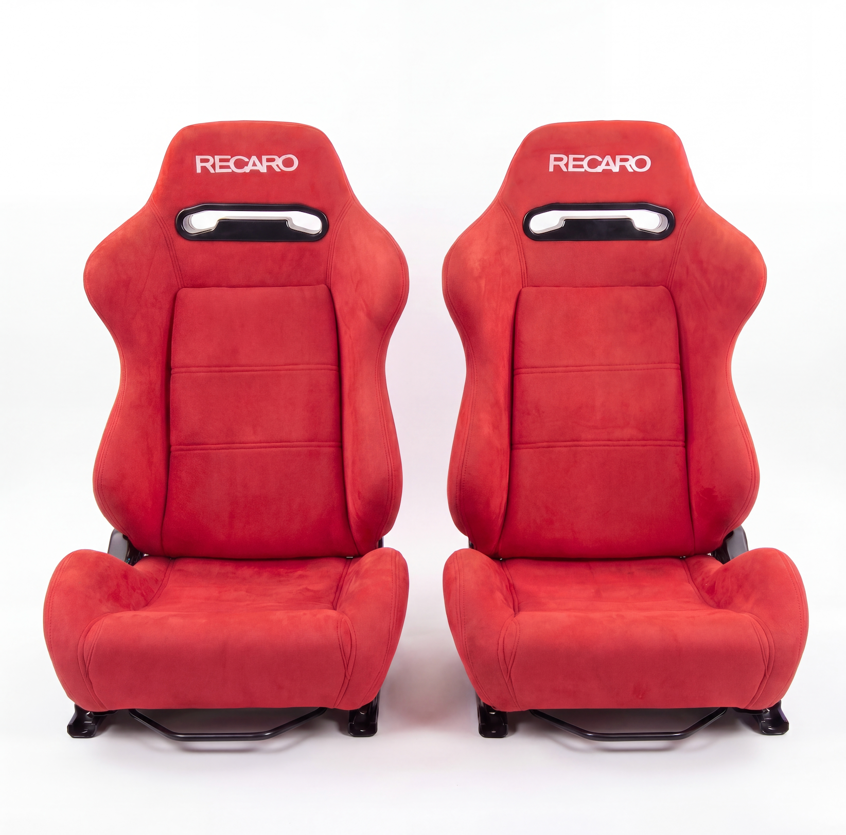 RECARO SR3 STYLE SEAT - RED (PAIR)